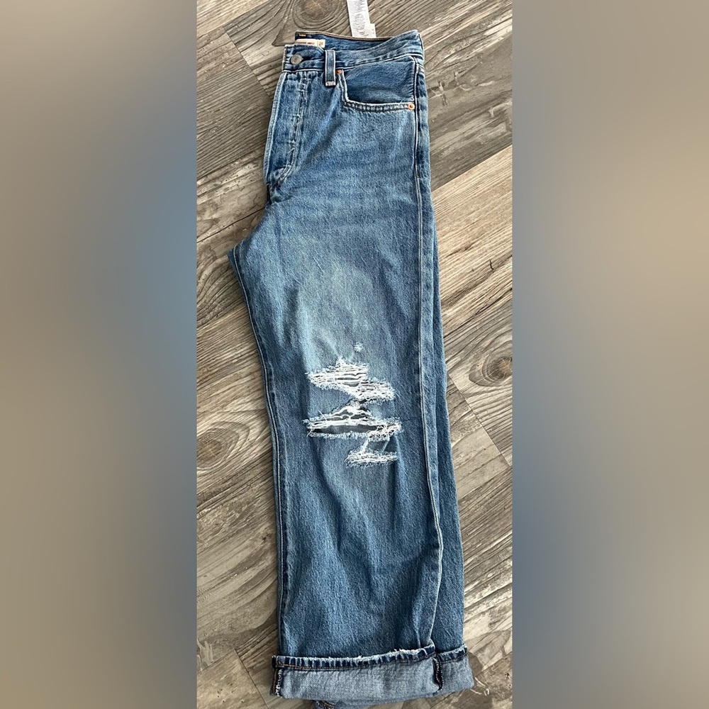 Levis jeans ribcage straight ankle Sz 28 L27